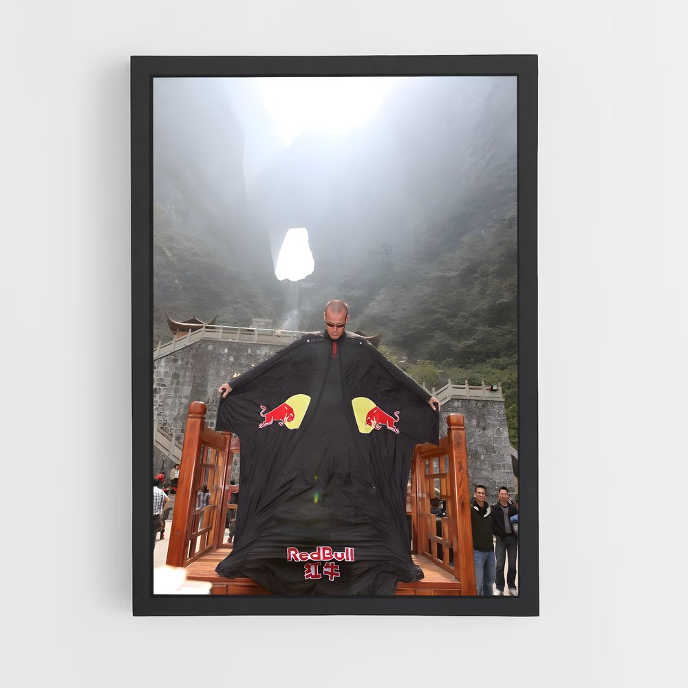 Poster Red Bull Vibes – affiche Vol en wingsuit (vue 2)